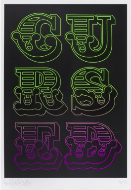 Ben Eine, Cursed Silkscreen Print 