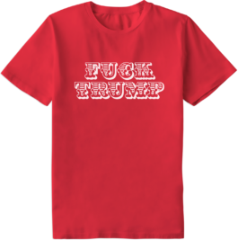 Ben Eine, Fuck Boris Red T-Shirt 