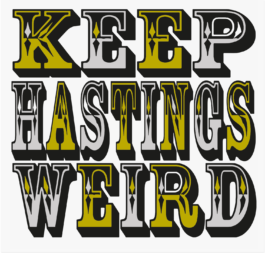 Sassy Luke, Keep Hastings Weird Silkscreen Print 
