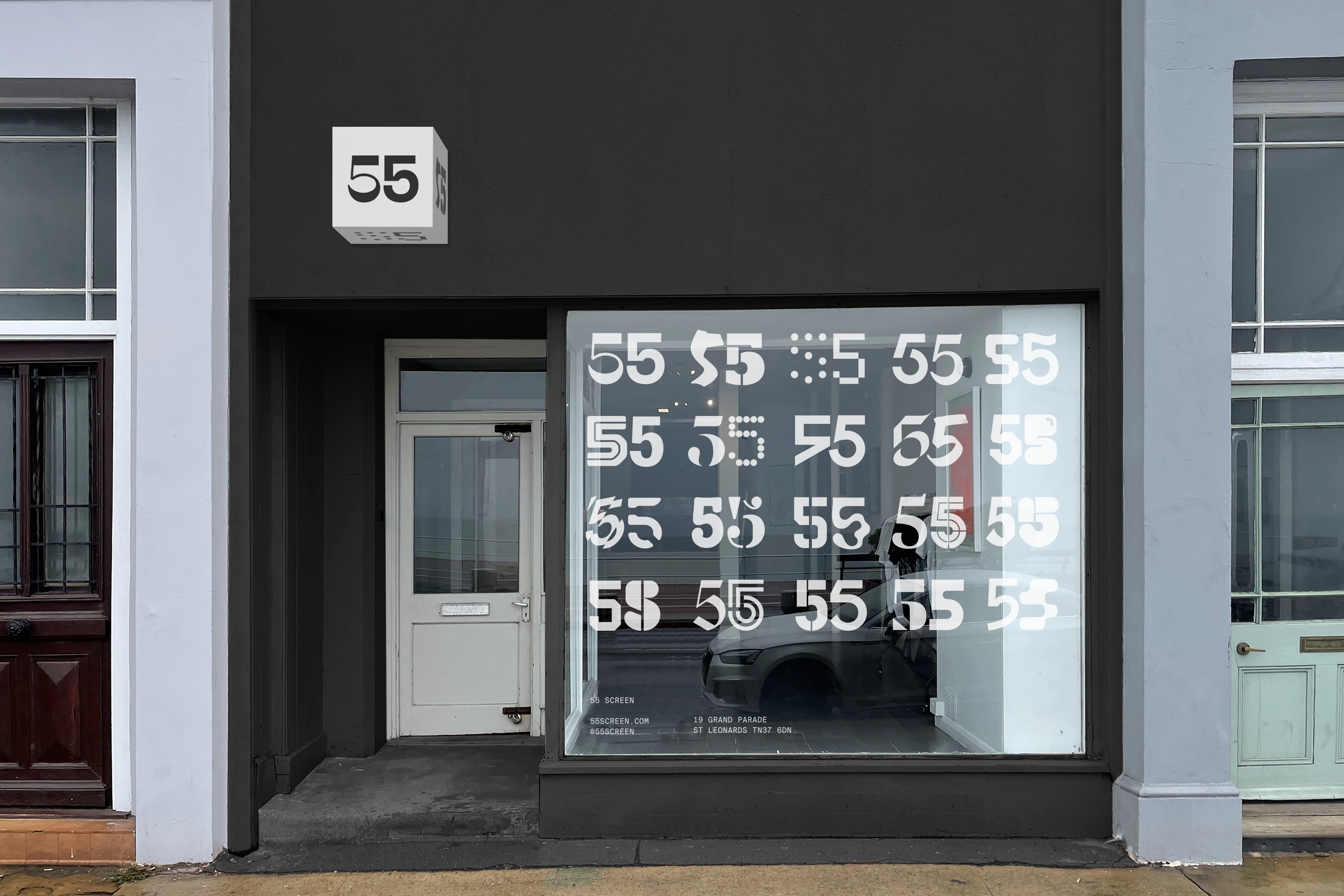 55 Screen Shop Front