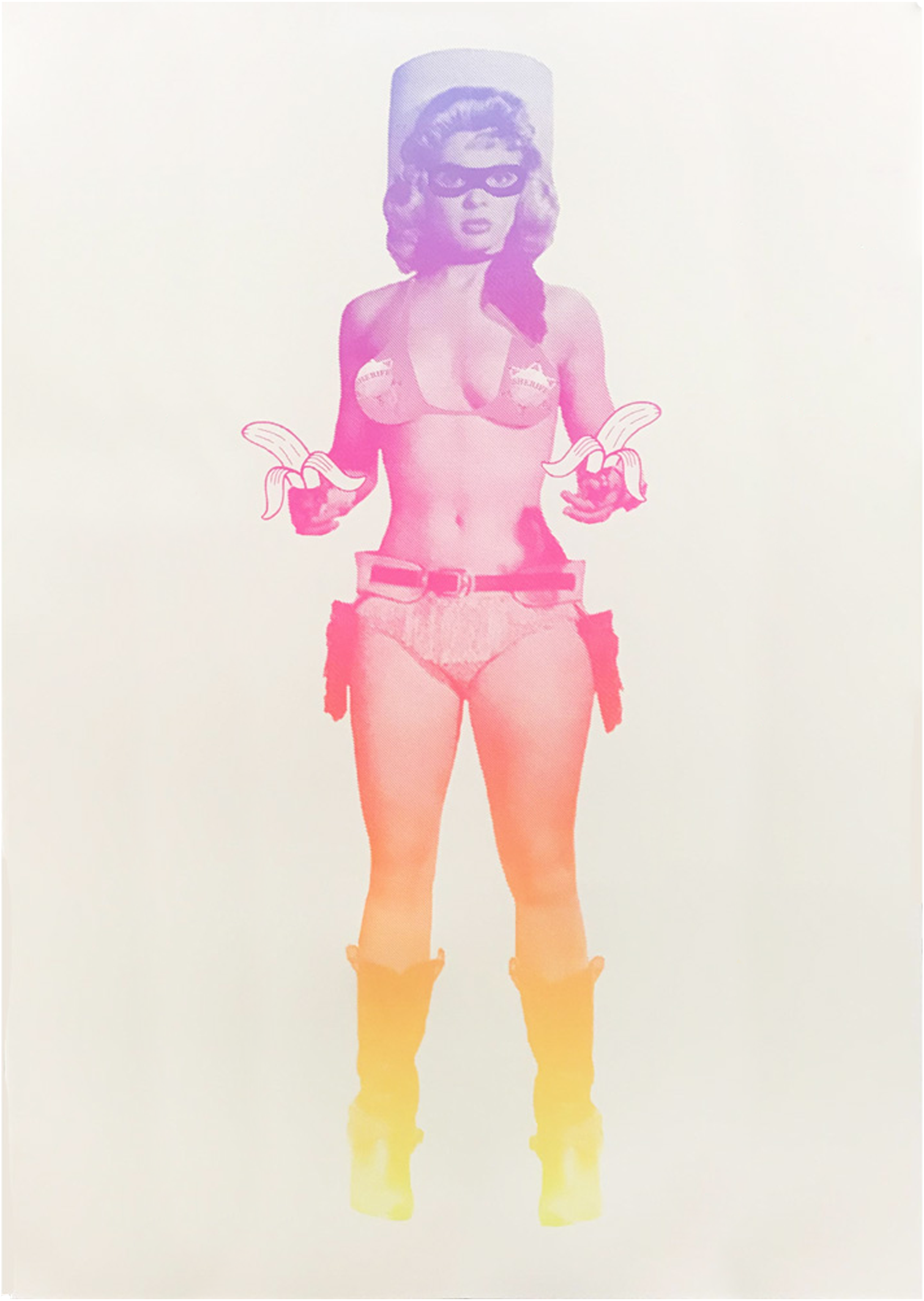 Shuby, Candy Barr Gradient Silkscreen Print 